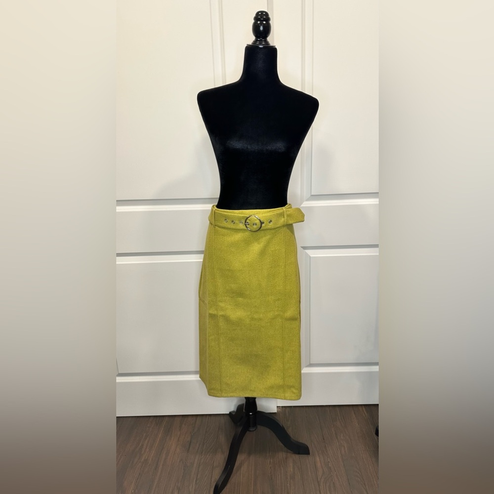 Lime green skirt